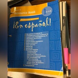 VTG En Espanol 1 Unit Resource Book McDougal Littell 2004